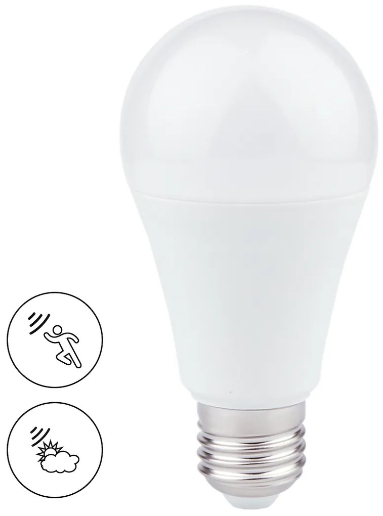 LED žiarovka E27 teplá 3000k 6w 510 lm pohybový senzor