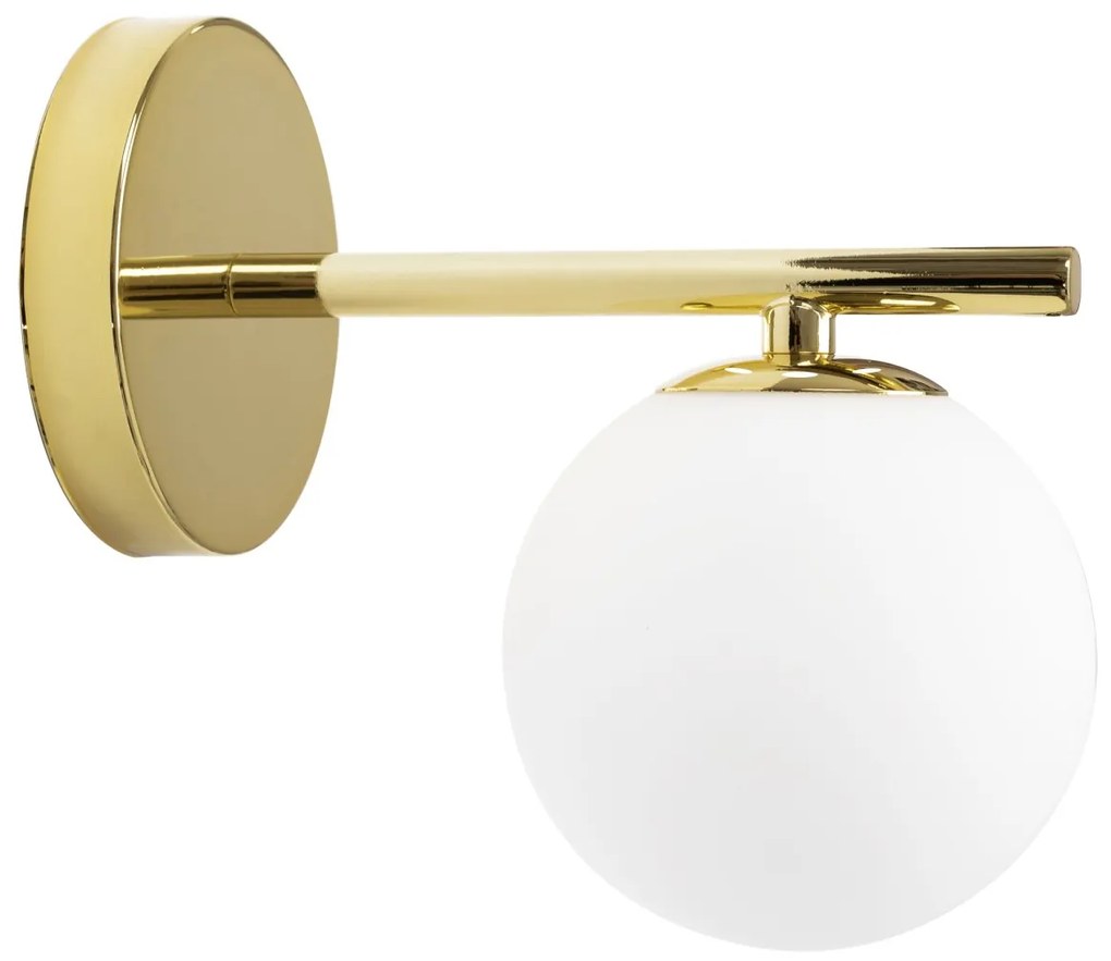 Nástenná lampa Ball III zlatá