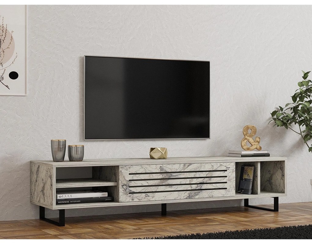 TV skrinka Safir - Freesia, Marble