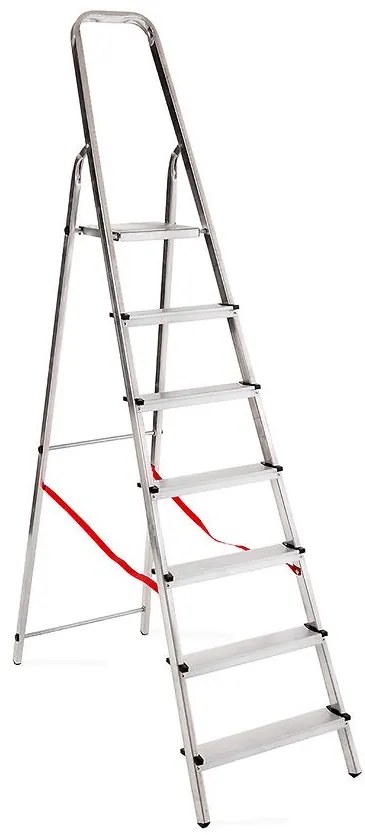 Hliníkový rebrík jednostranný  7-stupňový 150 kg