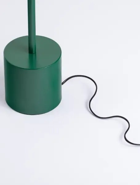 LED zeleno-čierna stojaca lampa Vetro