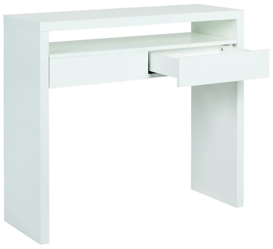 Pracovný stôl s výsuvnou doskou Console Mel