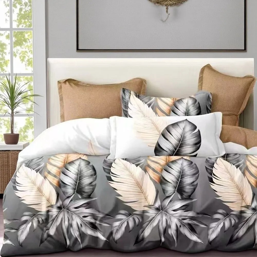 Obliečky VARMA LEAFS 7-dielna sada 140x200 cm