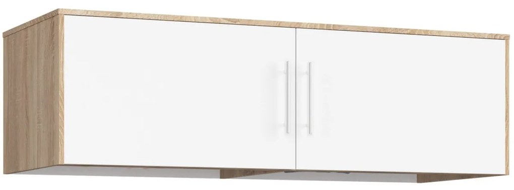 Nástavec na skříň CLP S150 dub sonoma/bílý