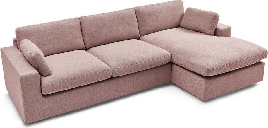 Ružová rohová pohovka Belair – Bobochic Paris