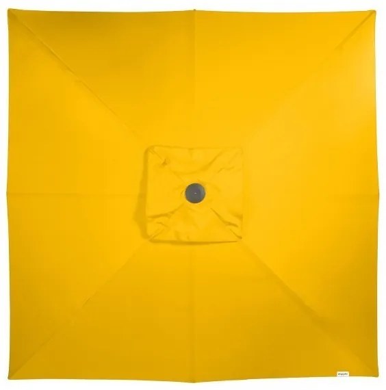 Doppler ALU EXPERT Teleskop 3,5 x 3,5 m - záhradný slnečník žlutý (kód farby 811), 100 % polyester