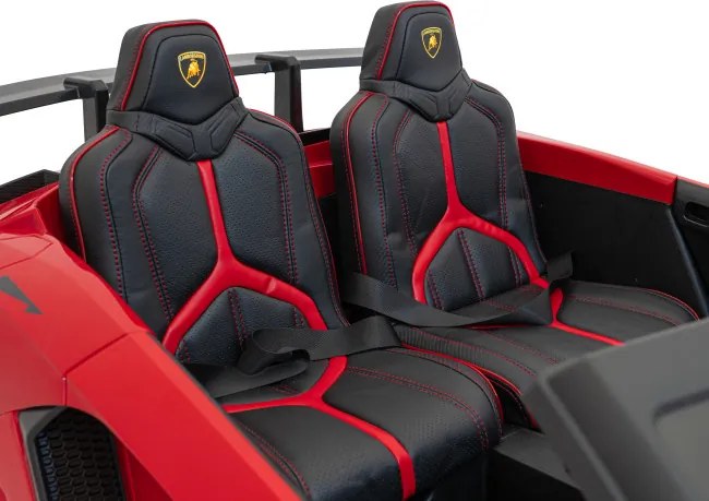 Detské elektrické autíčko Lamborghini Aventador SV 24 V červené