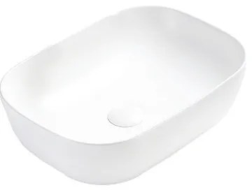 Mexen Rita, umývadlo na dosku 45 x 32 cm, biela matná, 21084501