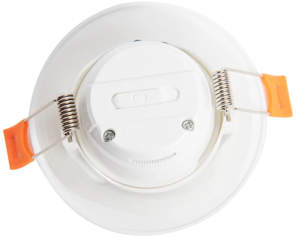 Sada 6 bielych zapustených bodoviek s LED Dim to Warm 7W IP65 - Blanca