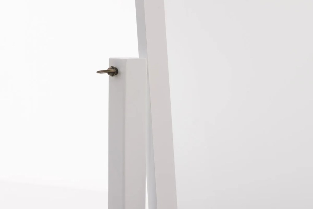 Stojace zrkadlo Elvis 16528402 - drevo - 153x59x51 - Biela
