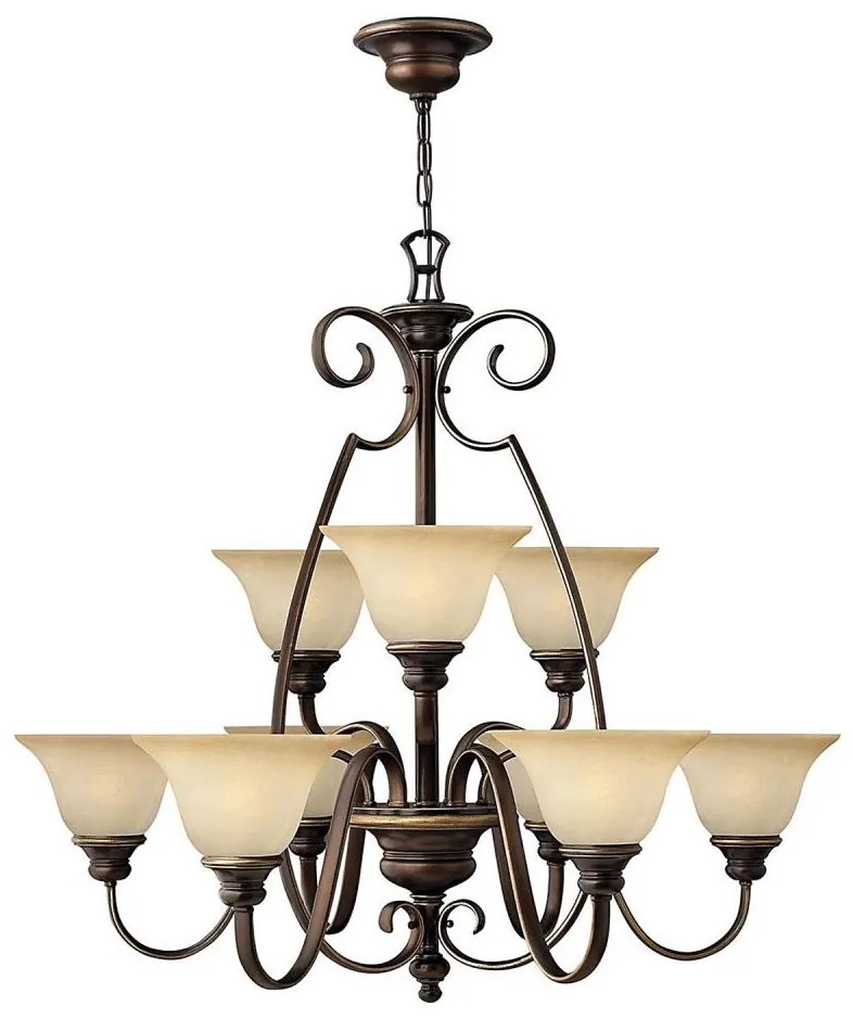 Hinkley HK-CELLO9 - Luster na reťazi CELLO 9xE27/60W/230V