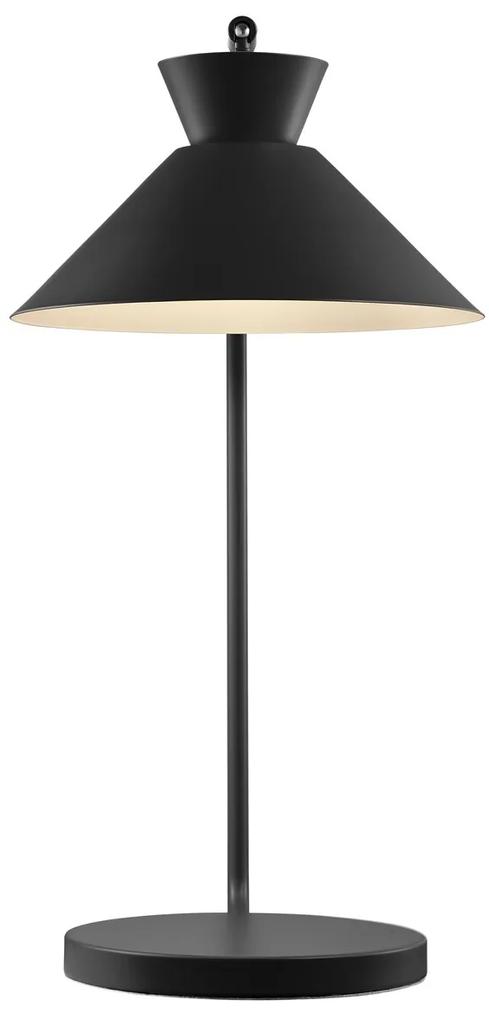 NORDLUX Stolná lampa DIAL, 1xE27, 40W, čierna
