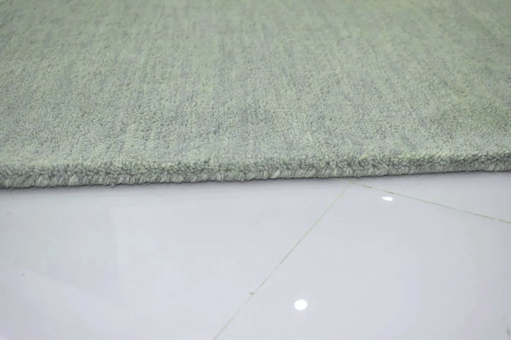 Asra Ručne všívaný kusový koberec Asra wool light grey - 120x170 cm