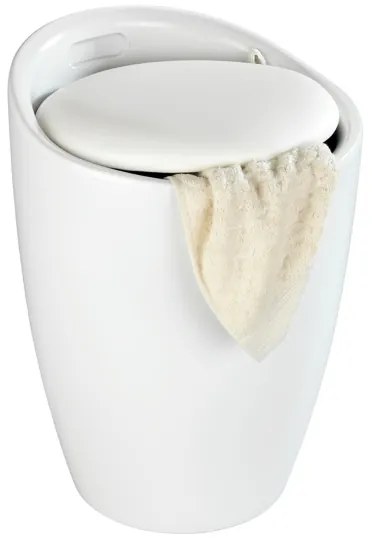 WENKO 24228100 - Stolička CANDY 36x50,5 cm biela/čierna