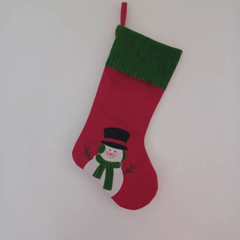 DECOLED Vánoční punčocha se sněhulákem, 50 cm