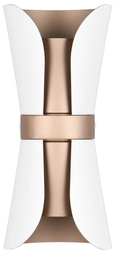 Nástenné svietidlo v bielo-bronzovej farbe Coat – Trio