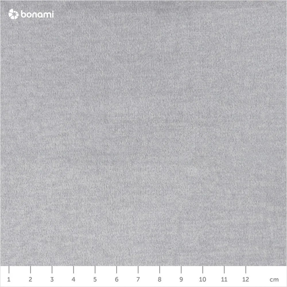 Svetlosivá čalúnená dvojlôžková posteľ s úložným priestorom s roštom 160x200 cm Lamica – ELTAP