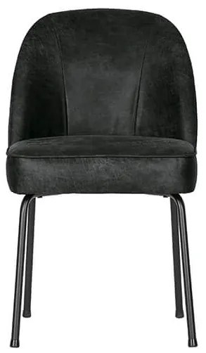 Jedálenská stolička vogue kožená čierna MUZZA