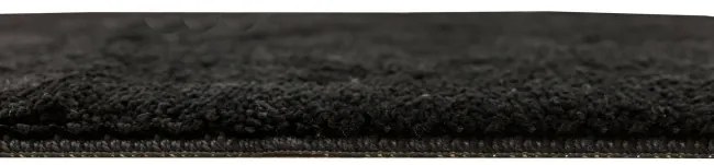 Kúpeľňový koberček Galaxy čierny, kruhy