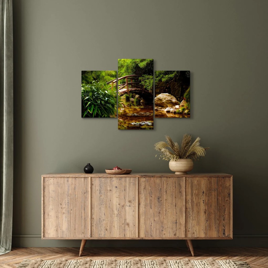 Obraz - Most cez riečku (90x60 cm)