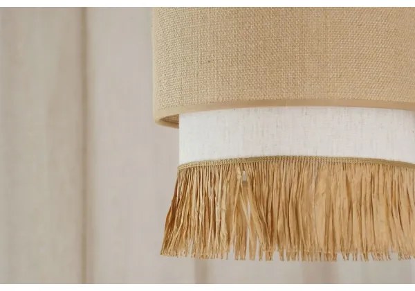 Brilagi - Luster na lanku WINNETOU BOHO 1xE27/15W/230V pr. 25 cm hnedá/krémová