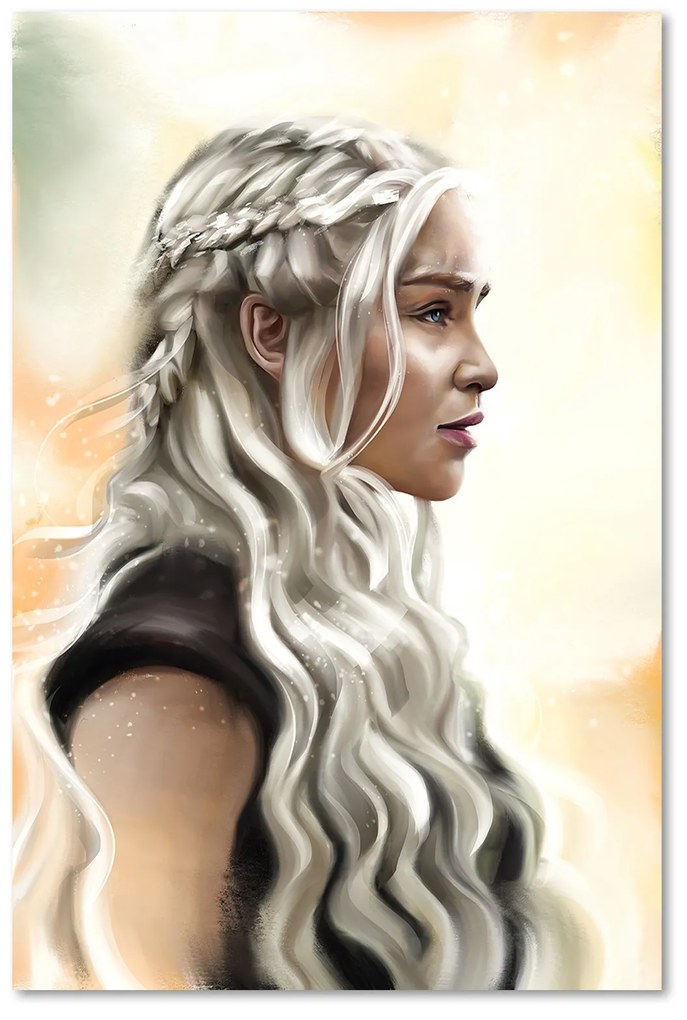Gario Obraz na plátne Hra o tróny, portrét Daenerys Targaryen - Dmitry Belov Rozmery: 80 x 120 cm