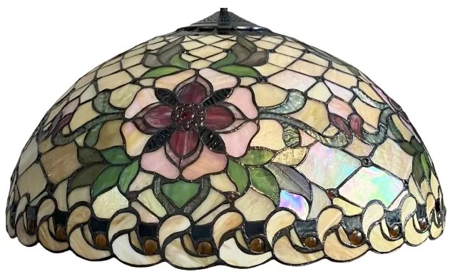 Vitráž lampa do obývačky kolekcia CAPH Slim Ø50*72