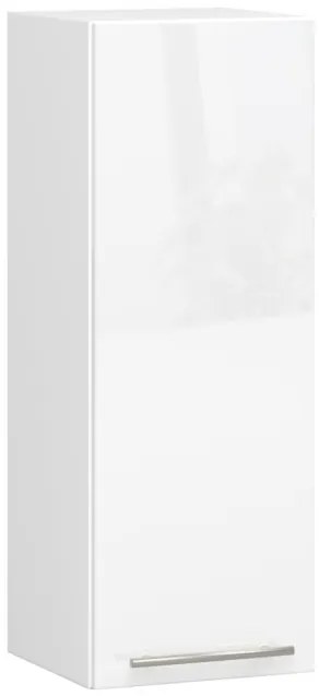 Horná kuchynská skrinka OLIWIA W 30 H720 biela, lesk