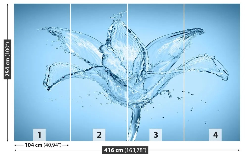 Fototapeta Vliesová Vodný kvet 250x104 cm