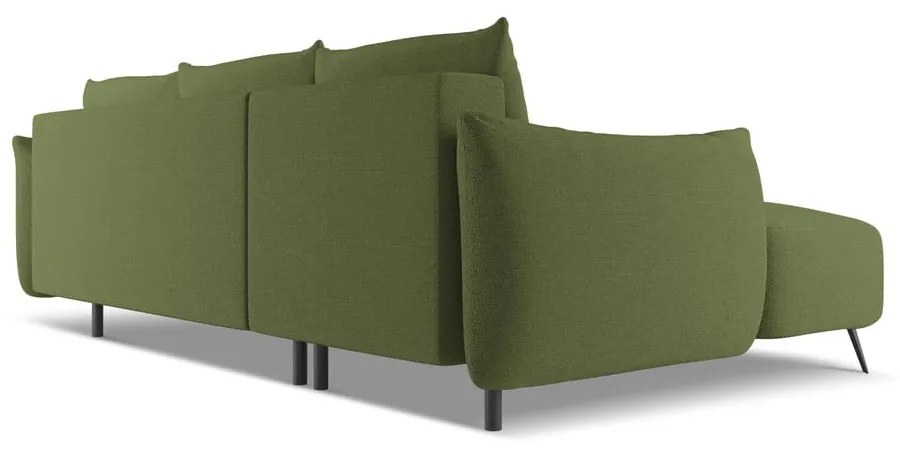 Zelená rohová pohovka (ľavý roh) Malie – Makamii