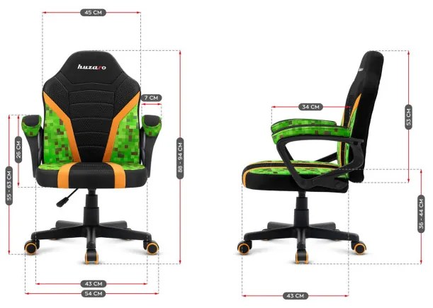 Detská herná stolička Ranger - 1.0 pixel mesh