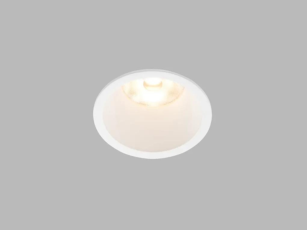 LED2 Zápustné bodové LED osvetlenie do kúpeľne RAY, 10W, teplá biela, okrúhle, biele, IP44
