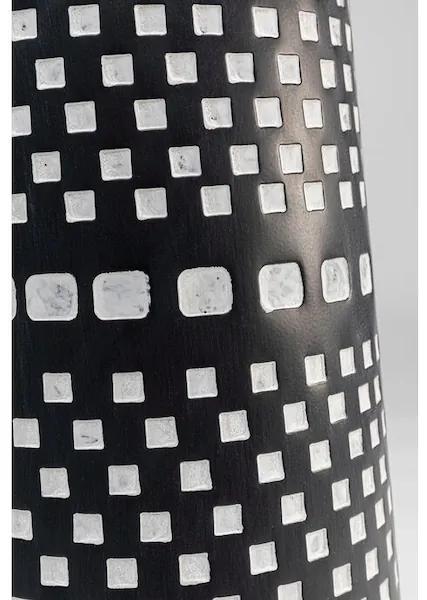 Squares váza čierno-biela 40 cm