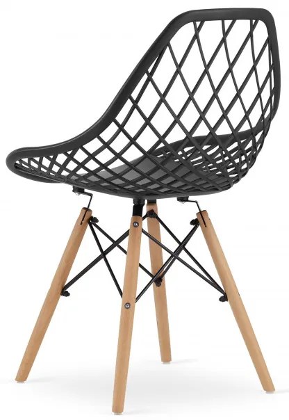 Set jedálenských stoličiek SAKAI čierne (4ks)