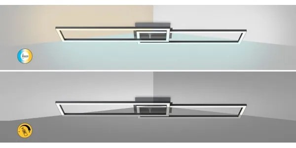 Rabalux 71004 - LED stmievateľné stropné svietidlo NEFERTUM LED/38W/230V + diaľkový ovládač