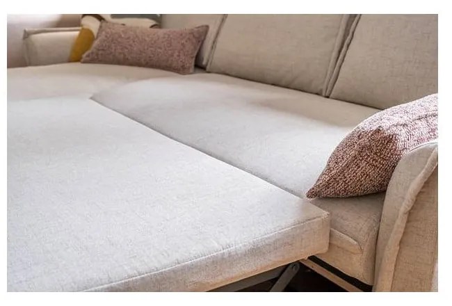 Svetlohnedá rozkladacia pohovka 225 cm Charming Charlie – Miuform