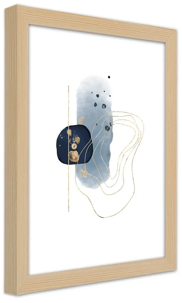 Gario Plagát Tvary a línie abstraktné Farba rámu: Bez rámu, Rozmery: 40 x 60 cm