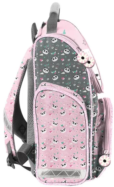 Školský set Panda With Love – 5-dielna súprava s taškou, peračníkom, vreckom a doplnkami