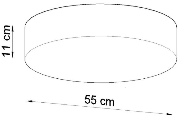 Stropné svietidlo ARENA 4xE27/60W/230V čierna