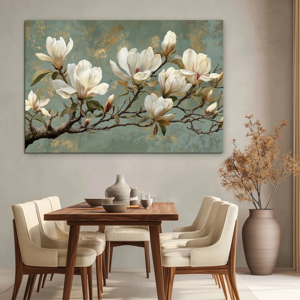 DUBLEZ | Veľký obraz na stenu - Kvety magnólie