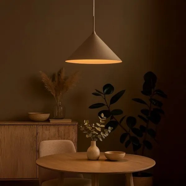 Závesný luster na lanku CAPITAL 1xGX53/15W/230V pr. 46 cm taupe