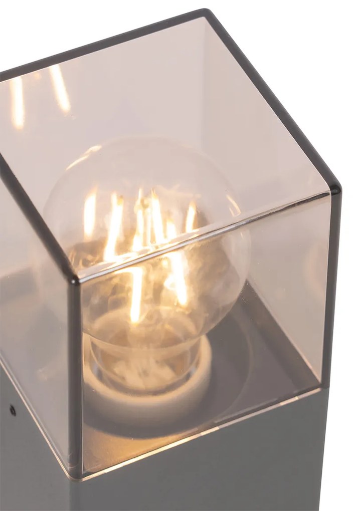 Vonkajšia lampa 30 cm antracit s zemným kolíkom a káblovou objímkou - Denmark