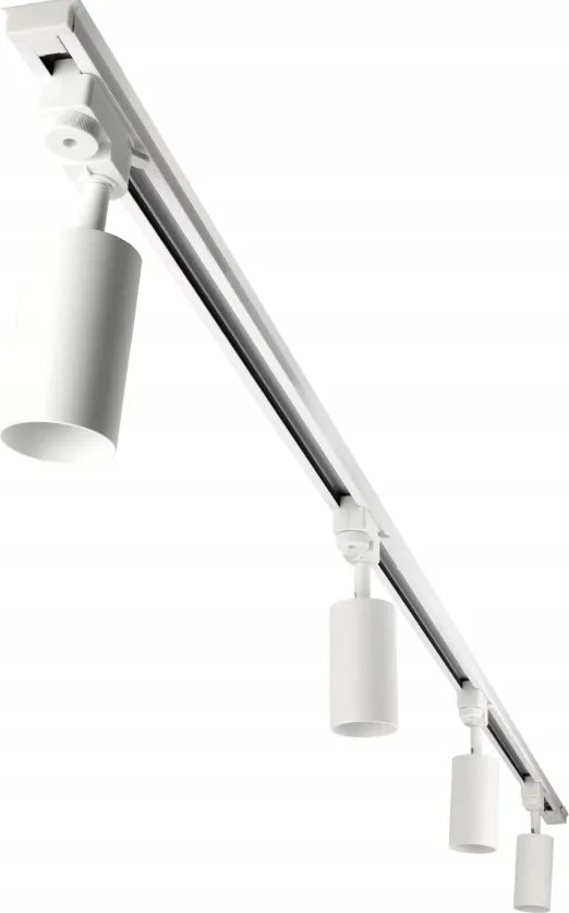 LED koľajnica 2m + 4x GU10 bodové žiarovky - sada