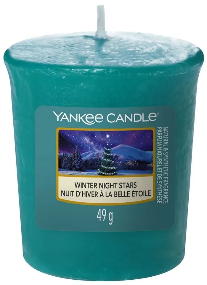 Yankee Candle - votivná sviečka Winter Night Stars, 49 g