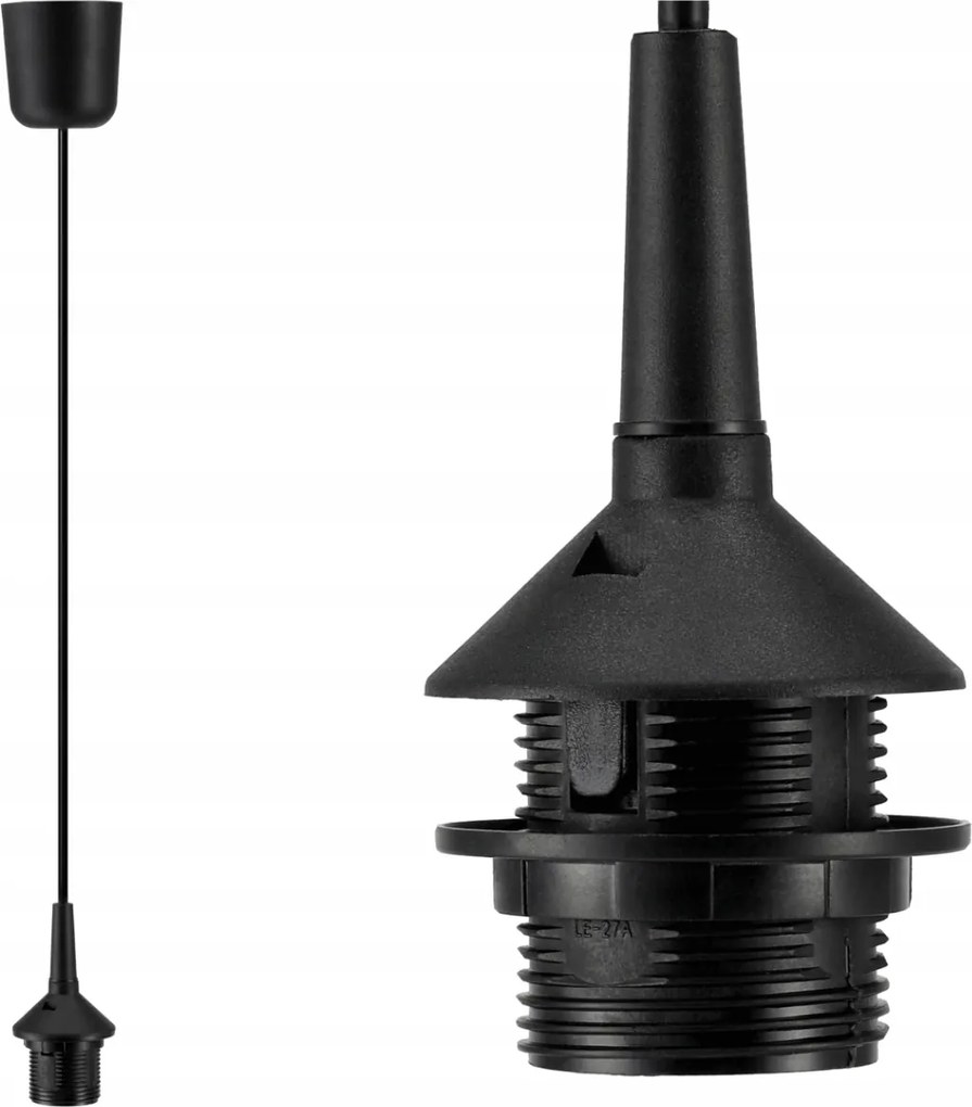 BERGE LED luster závesné stropné svietidlo E27 priehľadný sklenený štvorec