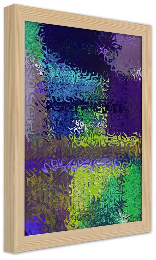Gario Plagát Fialová abstrakcia Farba rámu: Bez rámu, Rozmery: 70 x 100 cm
