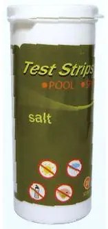 Bazénové testovacie prúžky na soľ, meranie obsahu soli vo vode