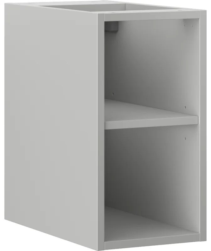 Mexen Box-A, otvorená skrinka s policou 25 cm, sivá matná, 91AX2-0250-470-0-62