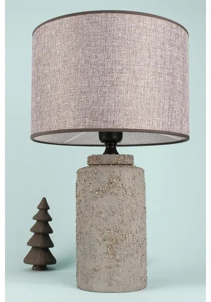 Stolná lampa RAMZES 1xE27/40W/230V šedá