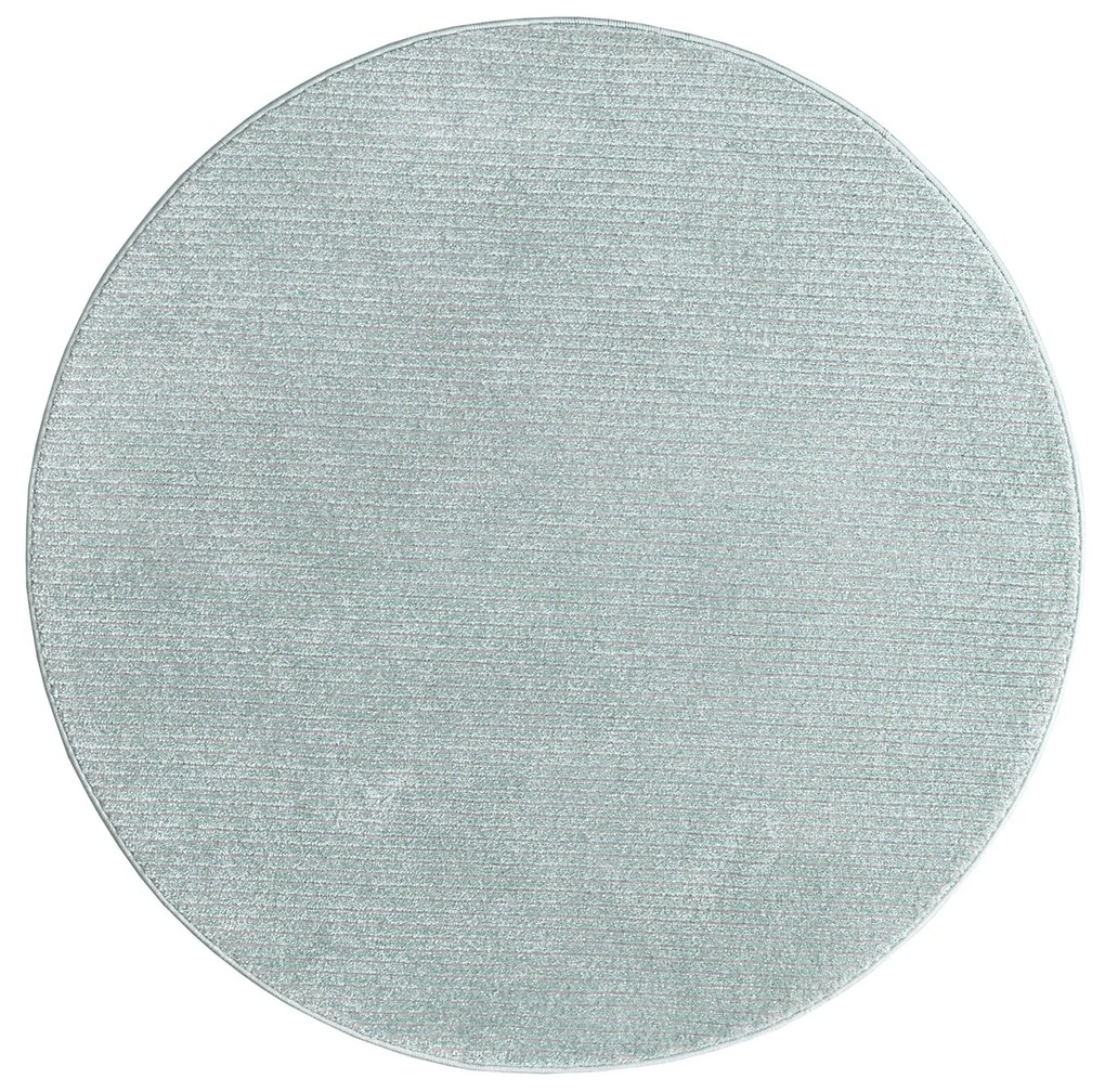Dekorstudio Okrúhly jednofarebný koberec FANCY 900 -  mentolový Priemer koberca: 200cm